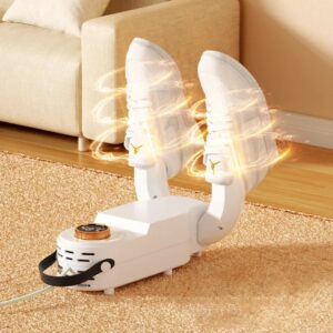 Secador eléctrico para zapatos con temporizador y sistema de secado eficiente