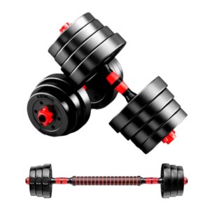 Mancuernas Ajustables de 50 kg con Adaptador