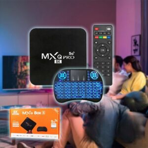 TV Box MXQ Pro 5G 128 GB - 512 GB con Mini Teclado Retroiluminado