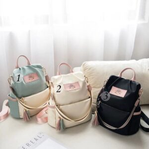 Mochila Antirrobo Rabbit para Mujer, Ligera y Ecológica, con Gran Capacidad y Diseño Multifuncional