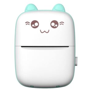 Mini Impresora Térmica Portátil Bluetooth con Diseño de Gato