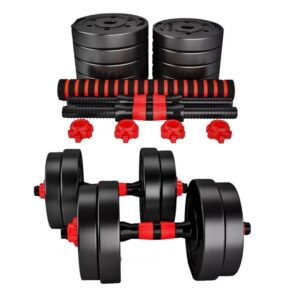 Mancuernas Ajustables de 20 kg con Adaptador
