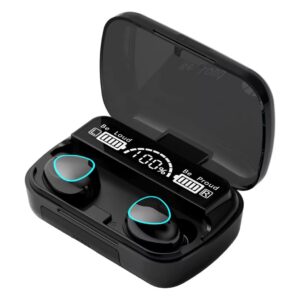 Auriculares Bluetooth M10 con Pantalla LED, Control Táctil y Carga Rápida, Diseño Mate y Resistencia para Uso Prolongado